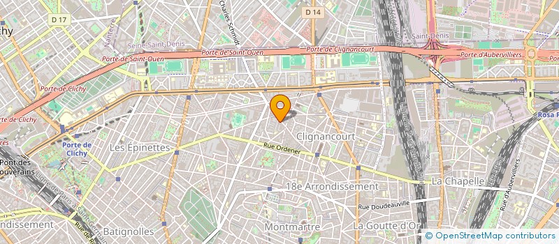 localisation de l'entreprise MADAME FARIDA MYRIAM DAOUD  PARIS