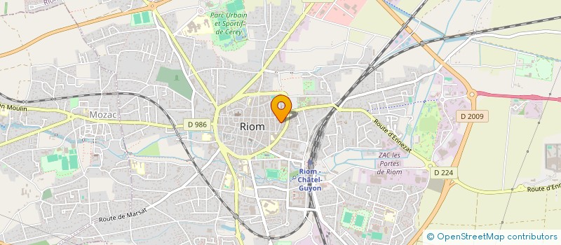 localisation de l'entreprise MADAME FARIDA NAIT MANSOUR  RIOM