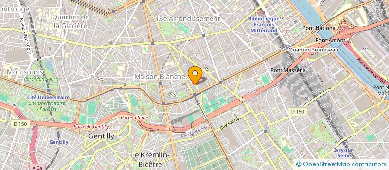 localisation de l'entreprise MADAME FARIDA NKAILI  PARIS