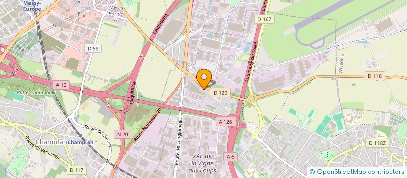 localisation de l'entreprise MADAME FARIDA OUFINI  CHILLY-MAZARIN