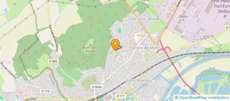 localisation de l'entreprise MADAME FARIDA OUKARROU  TOUL