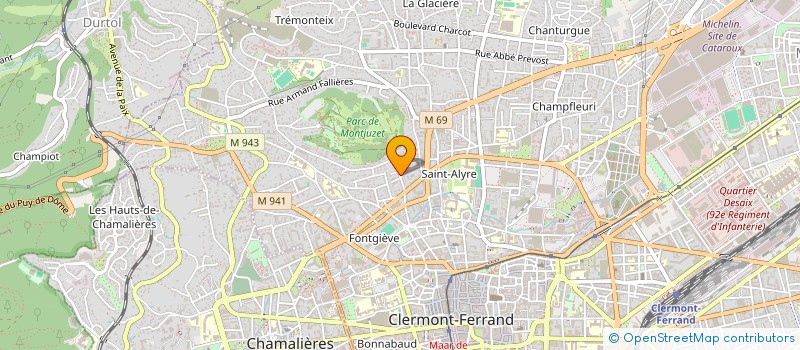 localisation de l'entreprise MADAME FARIDA REHAB à CLERMONT-FERRAND