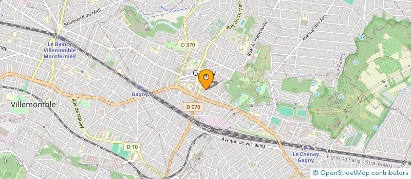 localisation de l'entreprise MADAME FARIDA REZKI à GAGNY