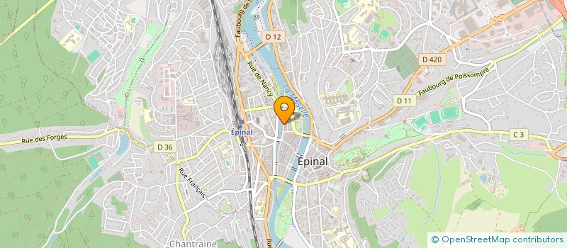 localisation de l'entreprise MADAME FARIDA SAHRAOUI  EPINAL