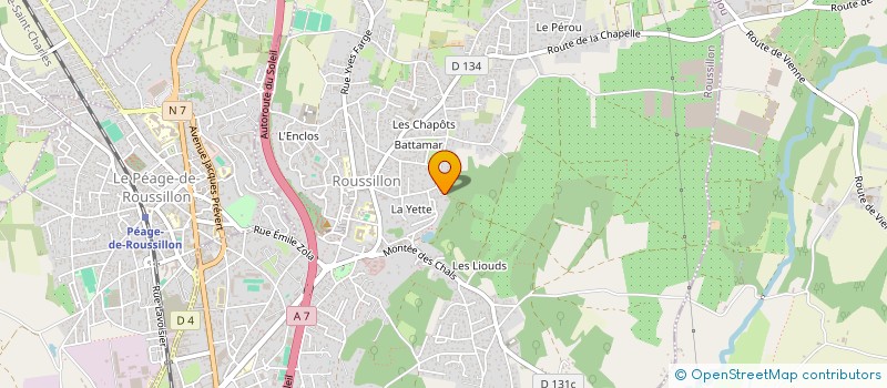localisation de l'entreprise MADAME FARIDA SAKHRI à ROUSSILLON