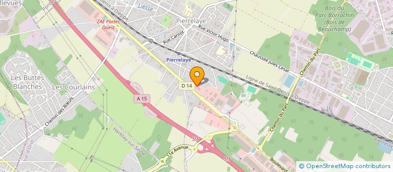 localisation de l'entreprise MADAME FARIDA SIDHOUM  PIERRELAYE