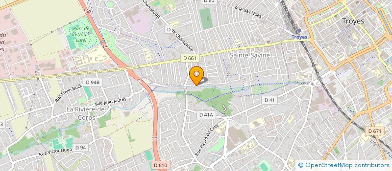 localisation de l'entreprise MADAME FARIDA ZAAZOUA  SAINTE-SAVINE