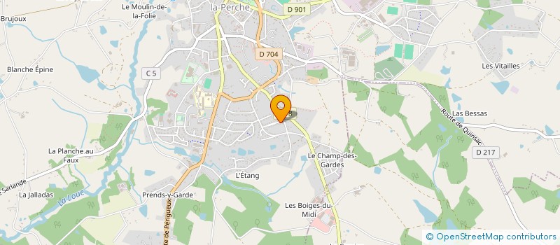 localisation de l'entreprise MADAME FARIDA ZINET à SAINT-YRIEIX-LA-PERCHE