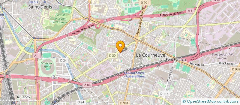 localisation de l'entreprise MADAME FARIDA ZOUAD à LA COURNEUVE