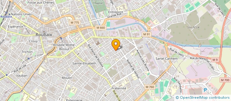 localisation de l'entreprise MADAME FARIDA ZOUAOUI à ROUBAIX