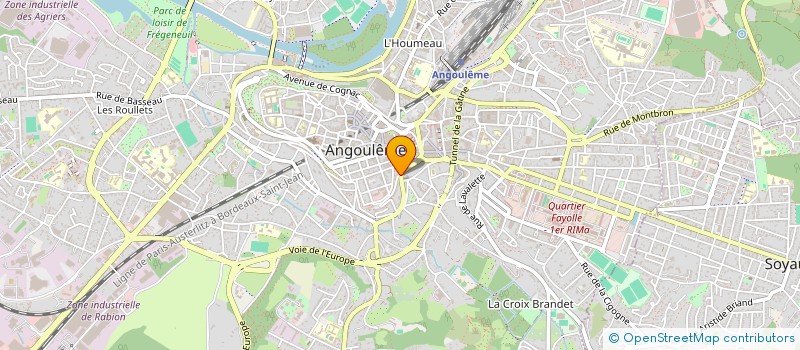 localisation de l'entreprise MADAME FARIDEH TEHRANI à ANGOULEME