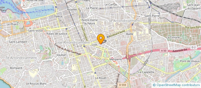 localisation de l'entreprise MADAME FARIELLE ARMANI  MARSEILLE