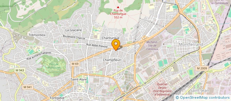 localisation de l'entreprise MADAME FARIHA YOUSUFI  CLERMONT-FERRAND