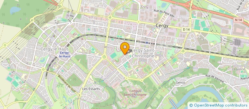 localisation de l'entreprise MADAME FARIMA SIDIBE à CERGY