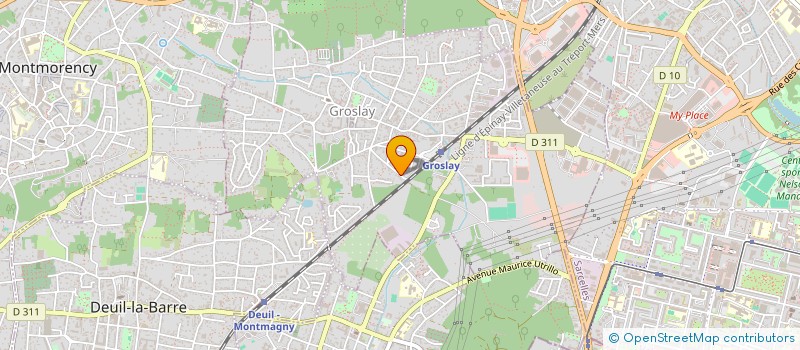 localisation de l'entreprise MADAME FARIZA ABDI  GROSLAY