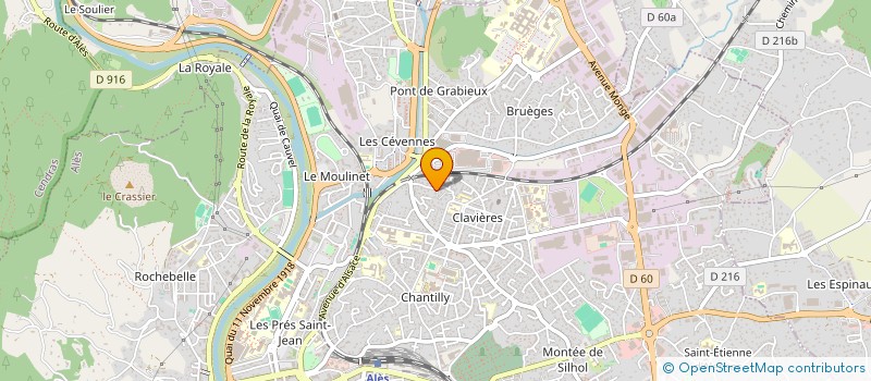 localisation de l'entreprise MADAME FARIZA GALI  ALES