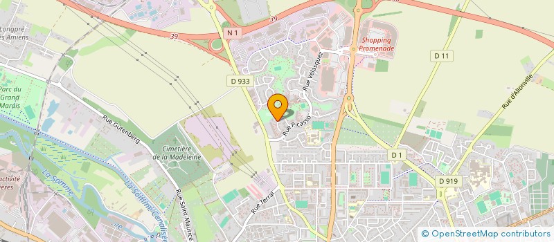 localisation de l'entreprise MADAME FARIZA HADID  AMIENS