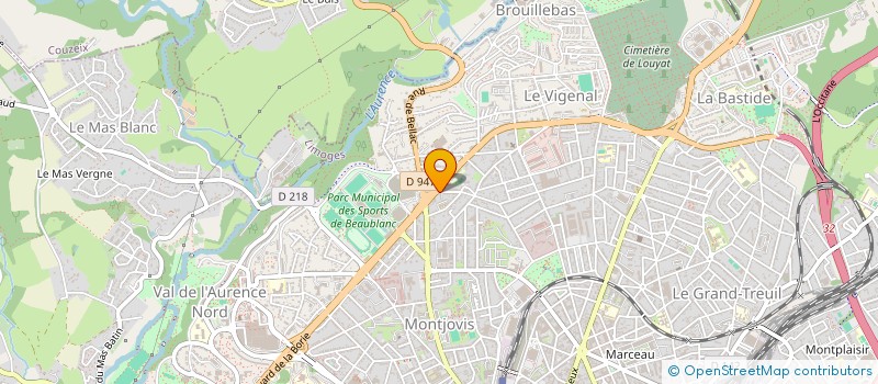 localisation de l'entreprise MADAME FARIZA MANSOURI à LIMOGES