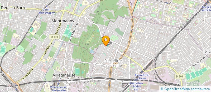 localisation de l'entreprise MADAME FARIZA MOUHAOUCHE  PIERREFITTE-SUR-SEINE