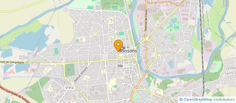 localisation de l'entreprise MADAME FARIZA MOULAI ALI à SOISSONS