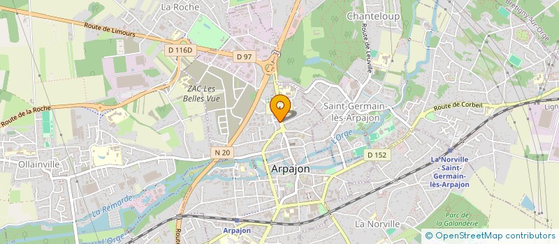 localisation de l'entreprise MADAME FARMATA ABOU NDIAYE  ARPAJON