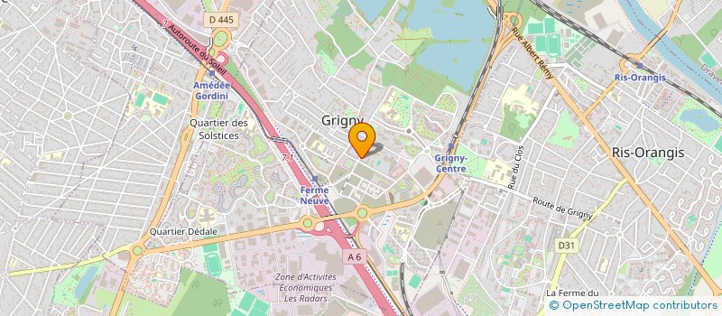 localisation de l'entreprise MADAME FARMATA SADIO  GRIGNY