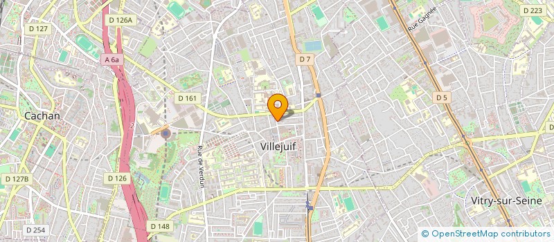 localisation de l'entreprise MADAME FARNOUSH RAMAZANINEJAD à VILLEJUIF