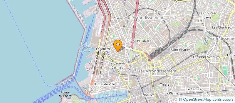 localisation de l'entreprise MADAME FAROUZ BENHARKAT  MARSEILLE