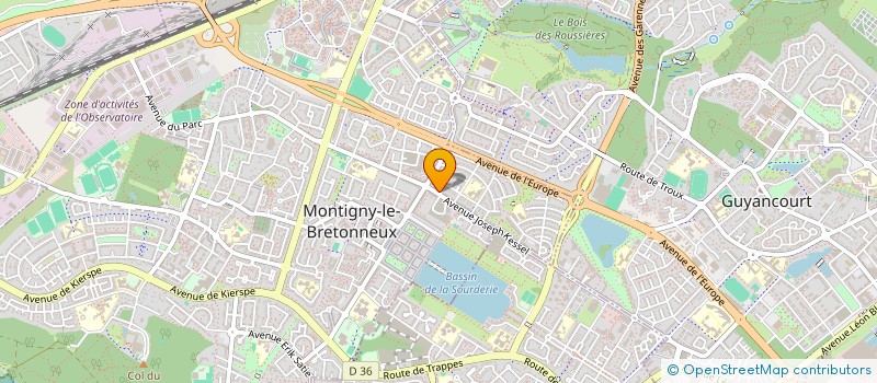 localisation de l'entreprise MADAME FARRAH DRIS à MONTIGNY-LE-BRETONNEUX