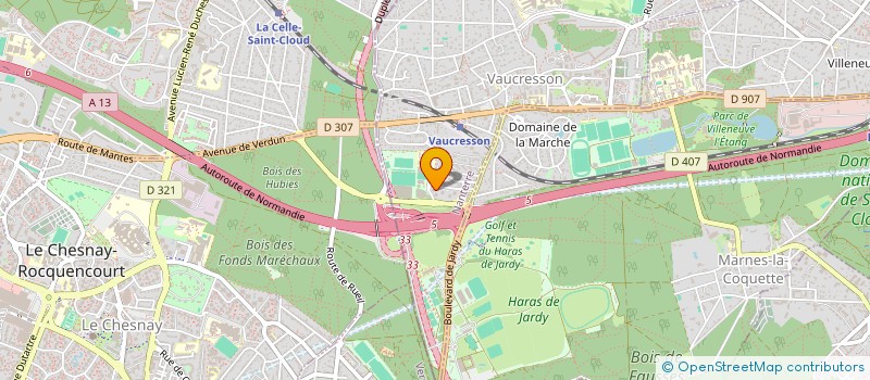 localisation de l'entreprise MADAME FARRAH HAJIB  VAUCRESSON