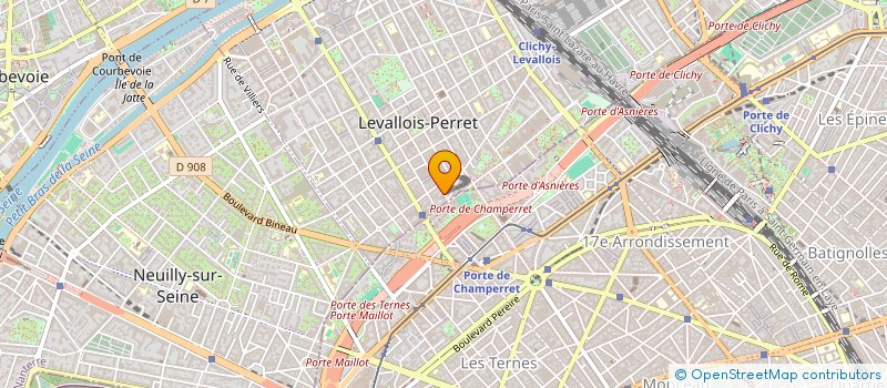 localisation de l'entreprise MADAME FARRAH M'BENGUE à LEVALLOIS-PERRET
