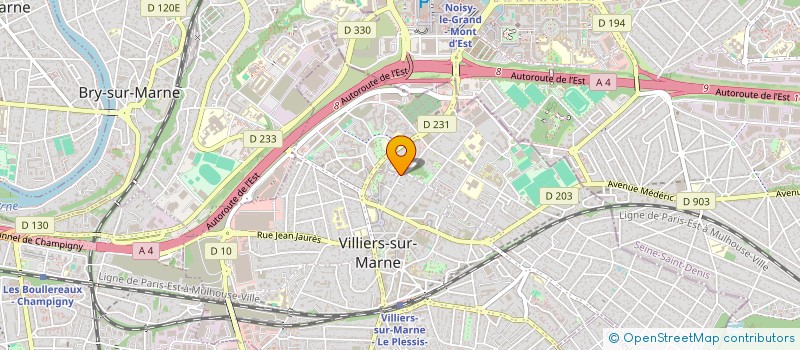 localisation de l'entreprise MADAME FARY GUEYE  VILLIERS-SUR-MARNE