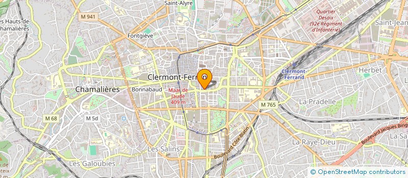 localisation de l'entreprise MADAME FASNATI MIHIDJAY  CLERMONT-FERRAND