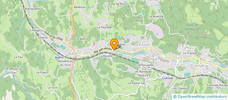 localisation de l'entreprise MADAME FASSI ROXANE  AUBIN