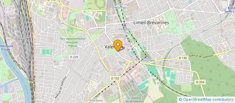 localisation de l'entreprise MADAME FATAH IAZOUGUENE  VALENTON