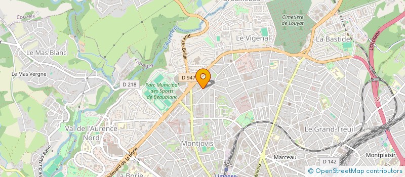 localisation de l'entreprise MADAME FATBARDHA MEHMETAJ à LIMOGES