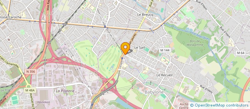 localisation de l'entreprise MADAME FATEMEH AHMADISOORIANI  VILLENEUVE-D'ASCQ