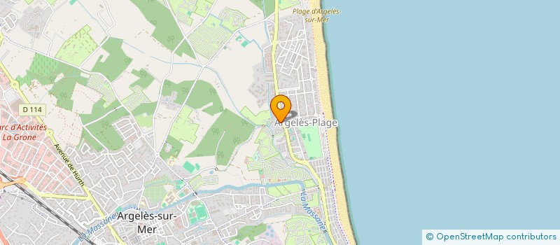 localisation de l'entreprise MADAME FATEMEH KHARAZI ARDABILIAN  ARGELES-SUR-MER