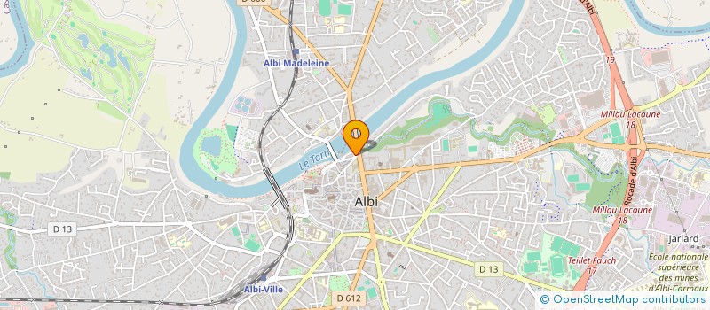 localisation de l'entreprise MADAME FATEMEH RASOOLI  ALBI