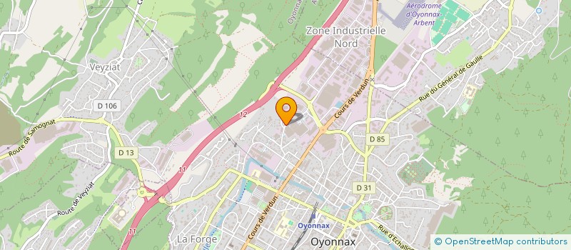 localisation de l'entreprise MADAME FATEN AYADHI à OYONNAX
