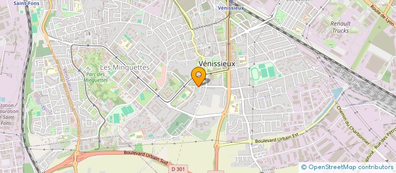 localisation de l'entreprise MADAME FATEN AYARI  VENISSIEUX