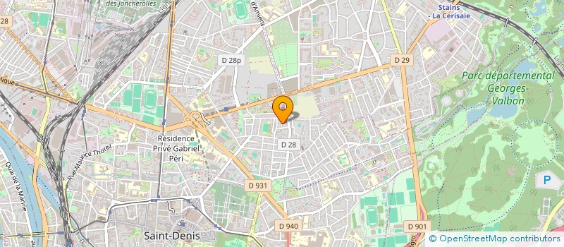 localisation de l'entreprise MADAME FATEN HADJ MANSOUR à SAINT-DENIS