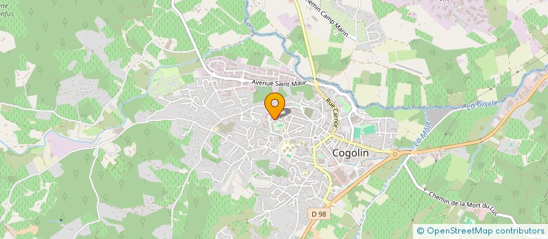 localisation de l'entreprise MADAME FATENNE BOUSSAHA  COGOLIN