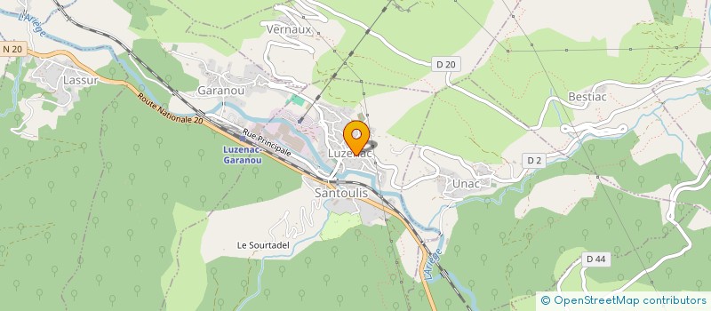 localisation de l'entreprise MADAME FATHIA GHEDIR à LUZENAC
