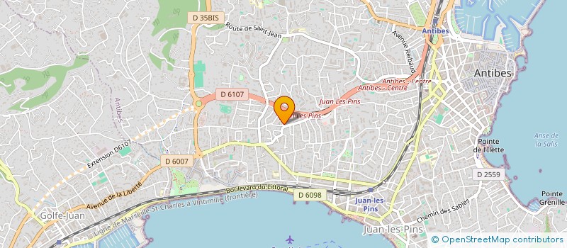 localisation de l'entreprise MADAME FATHIA LIMAME  ANTIBES