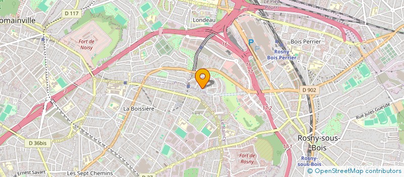 localisation de l'entreprise MADAME FATHIA YASSIN à ROSNY-SOUS-BOIS