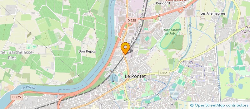 localisation de l'entreprise MADAME FATIA MECHEREF  LE PONTET