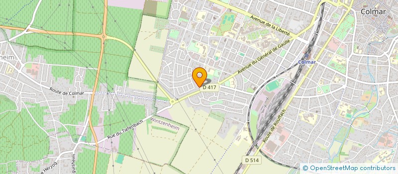 localisation de l'entreprise MADAME FATIAH ATTAOUI  COLMAR