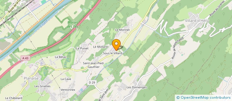 localisation de l'entreprise MADAME FATIHA ABDELGHANY  COISE-SAINT-JEAN-PIED-GAUTHIER