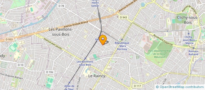 localisation de l'entreprise MADAME FATIHA ABDERRAHMANE  LIVRY-GARGAN